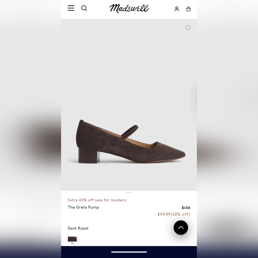 Madewell Blue Suede Mary Janes